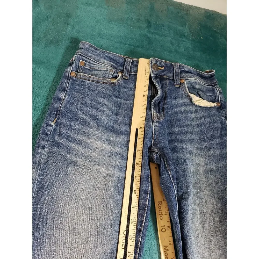 Aeropostale Jeans Size 28x32 Mens Blue Pants Stretch Denim Mid Rise Straight